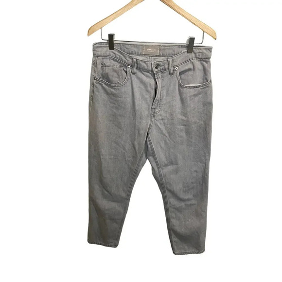 Everlane The Cheeky Jean Gray Straight Leg Jean - Picture 1 of 8